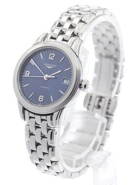 LONGINES Flagship L4.274.4 Date Navy Dial Automatic Ladies Watch_962901